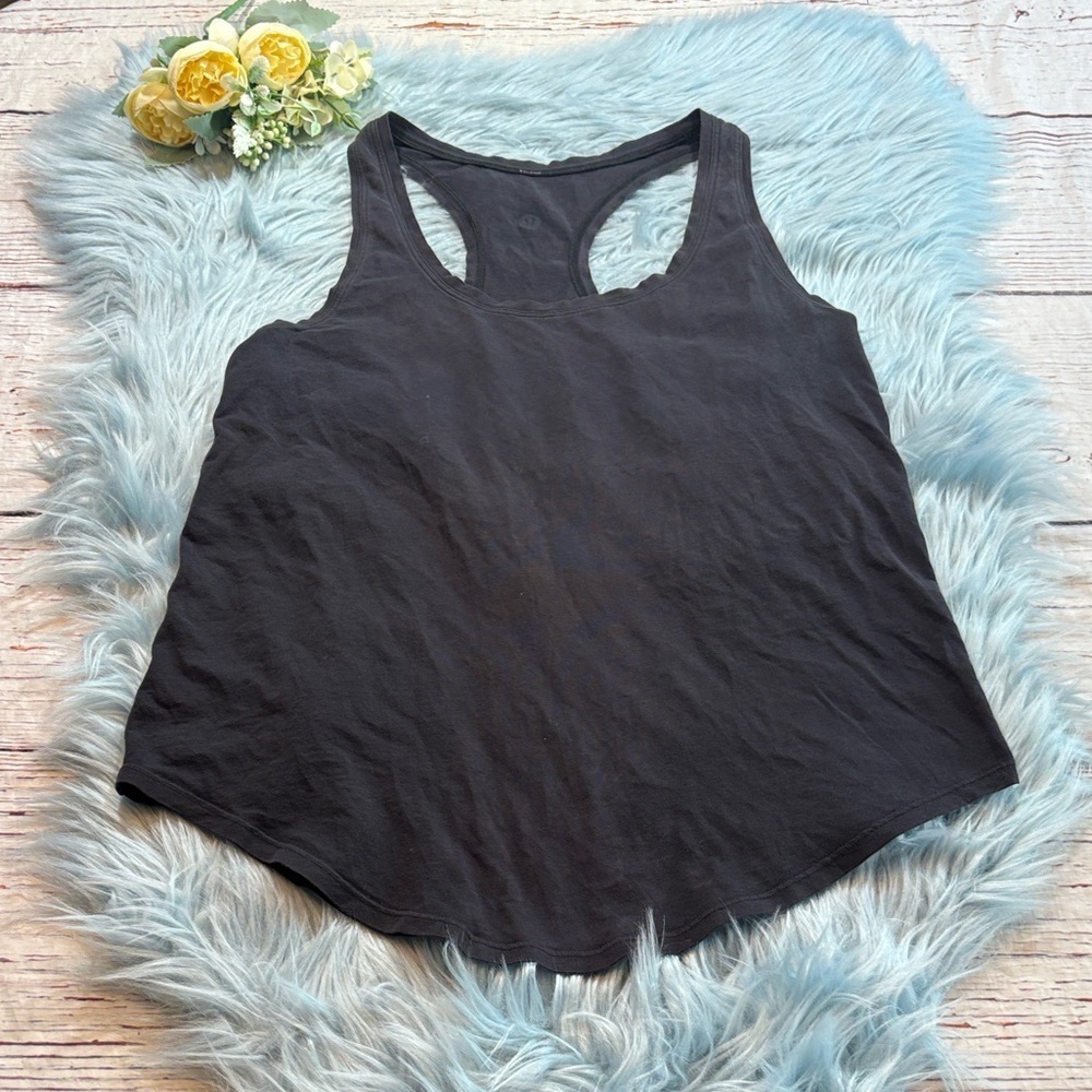 Lululemon Black Racerback Tank Top sz 4